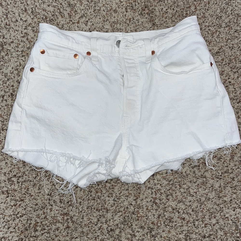 Levis 501 high rise shorts